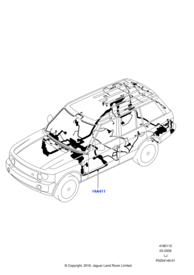 LR012319 - Land Rover Wire