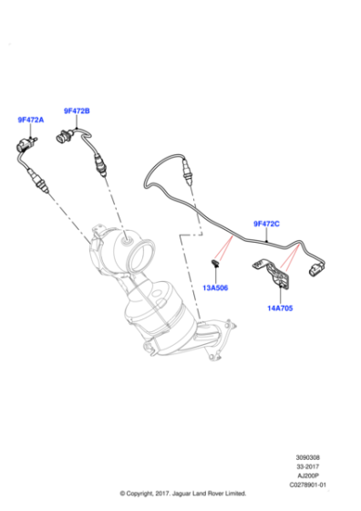LR140066 - Land Rover Sensor