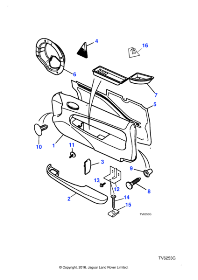 GJA1237AA - Jaguar Fir tree fastener