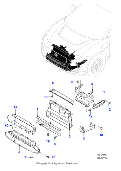 T4K8369 - Jaguar Deflector shield