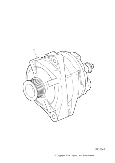C2Z31670 - Jaguar Alternator