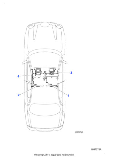 XR815563 - Jaguar Seat harness