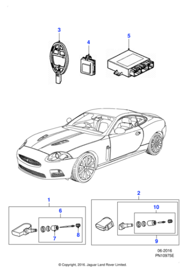 C2P12235 - Jaguar Module TPMS