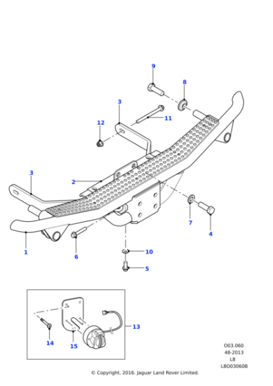 Towing Electrics - Electric Socket Bracket, for Tow Step
