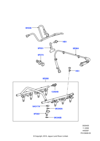 4741277 - Land Rover Manifold - Fuel Supply