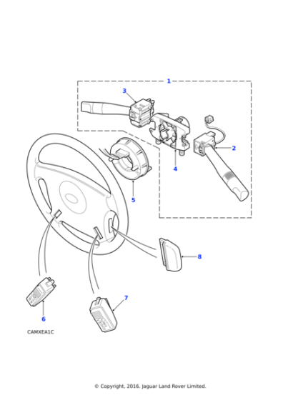 AMR5632 - Land Rover Coupler-rotary steering column