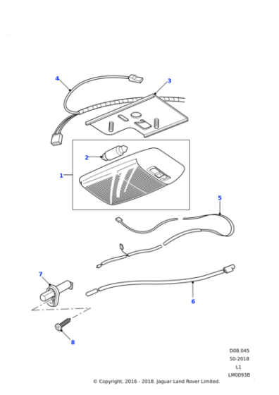 586438 - Land Rover Bulb-272-10 Watt