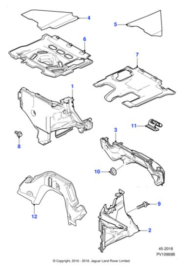 C2P25965 - Jaguar Bulkhead insulation