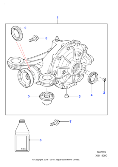 C2P25272 - Jaguar Oil-differential