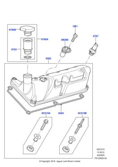 4537646 - Land Rover Cover - Camshaft