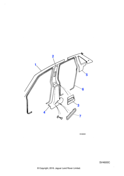 BEC21788LDY - Jaguar D-post finisher