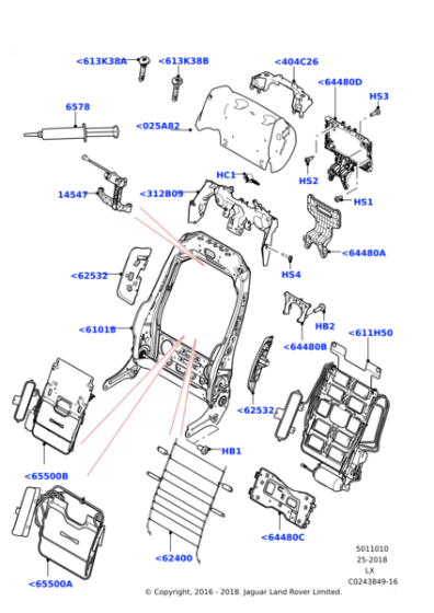 LR042279 - Land Rover Sleeve - Guide