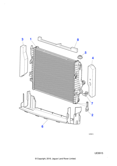 C2C36506 - Jaguar Radiator