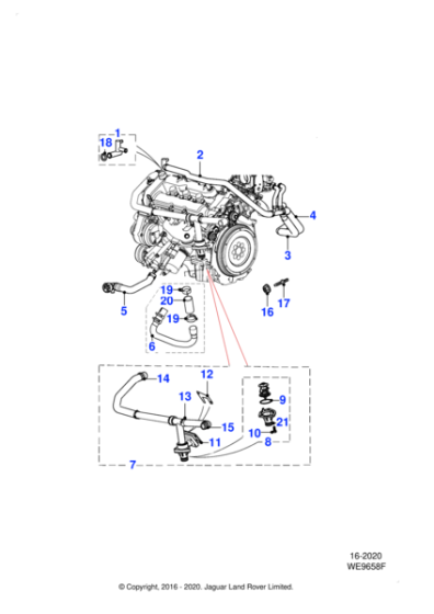 XR849086 - Jaguar Hose clamp