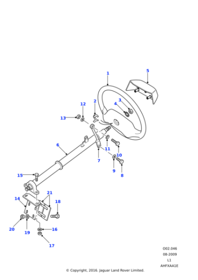 QTB102760PMA - Land Rover Wheel assembly-steering