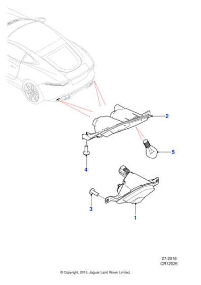 T2R8851 - Jaguar Fog lamp