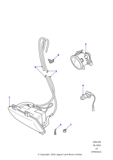 AB608045 - Land Rover Screw-pan