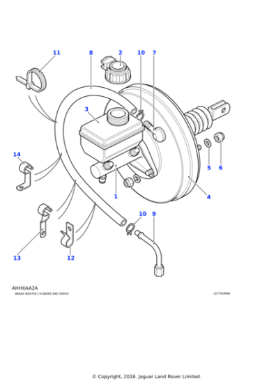 ANR2784 - Land Rover Hose brake vacuum