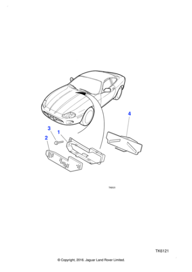 MJD6865AA - Jaguar Air intake housing