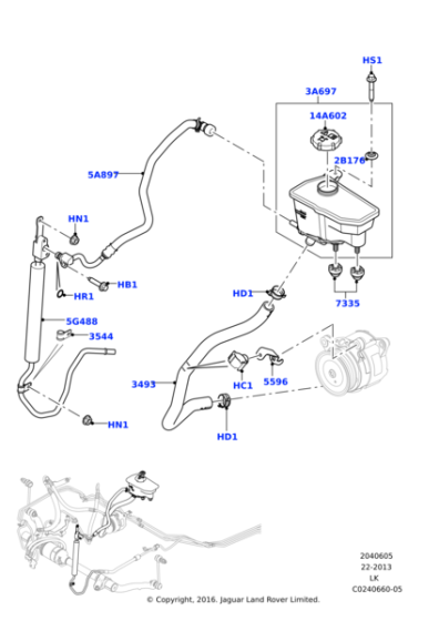 LR035478 - Land Rover Cooler - Active Roll Bar