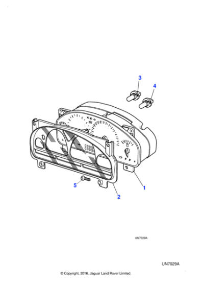 XR853783 - Jaguar Major instrument pack