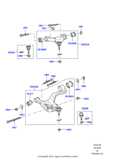 LR014139 - Land Rover Arm - Front Suspension