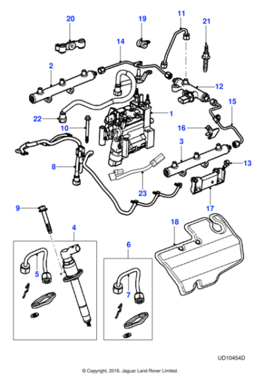 C2C34712 - Jaguar High pressure tube