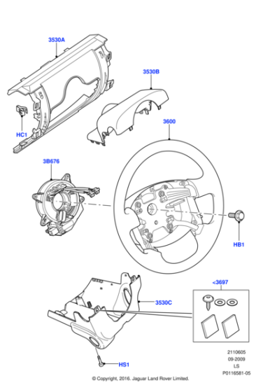 BNP4089L - Land Rover Screw-self tapping