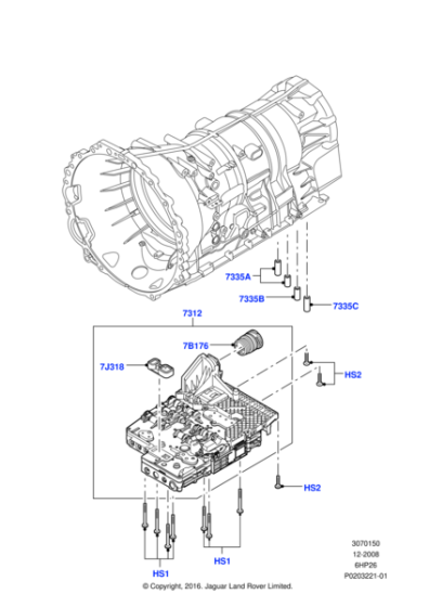 LR016343 - Land Rover Valve - Vacuum Control