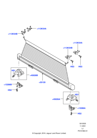 BYP500250 - Land Rover Screw