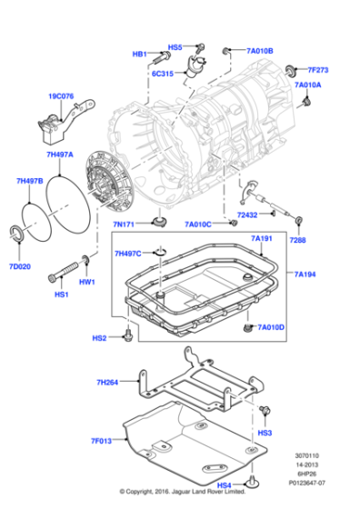 DYP101450 - Land Rover Screw-washer