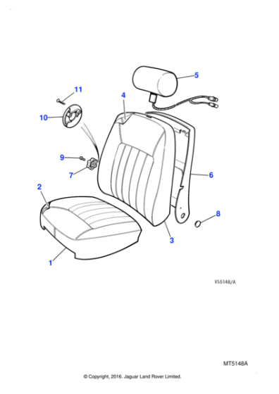 BCC5275LZ - Jaguar Handwheel escutcheon