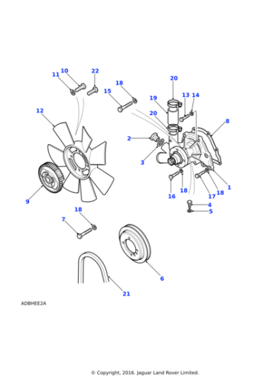 ETC7238 - Land Rover Coupling-engine fan viscous