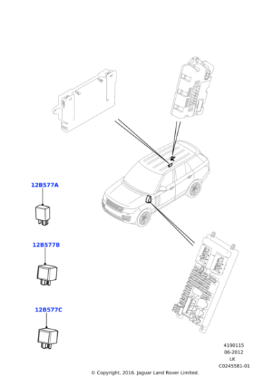 LR126492 - Land Rover Relay
