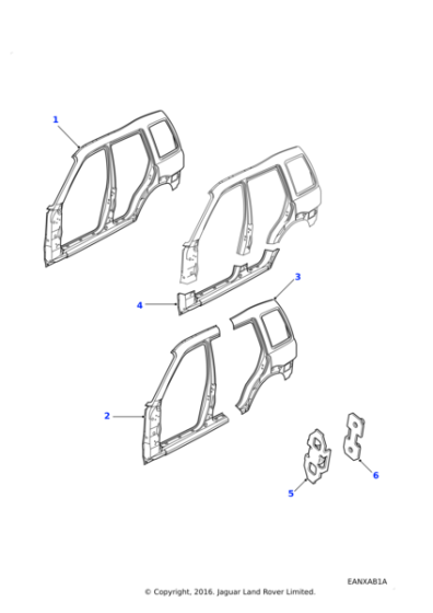 ASR2426 - Land Rover Panel-bodyside