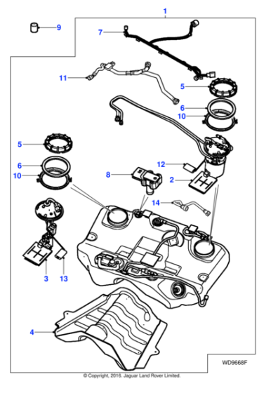 C2S39007 - Jaguar Sender sensor