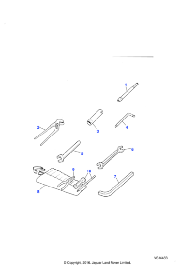 277320 - Land Rover Spanner-tool kit