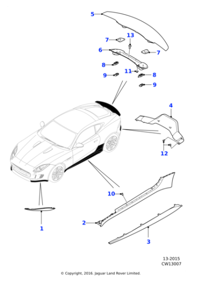 T2R16329LML - Jaguar Moulding