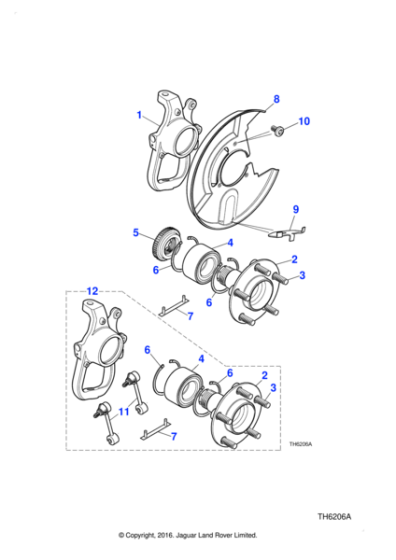MJA1830AE - Jaguar Wheel bearing