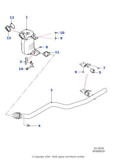 T2H3258 - Jaguar Mounting bracket