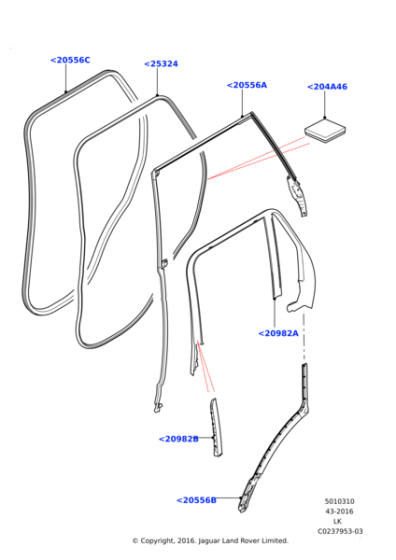 LR049240 - Land Rover Seal