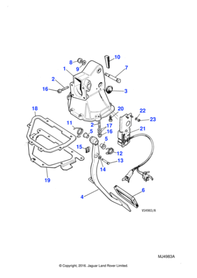 BD48967 - Jaguar Grip nut