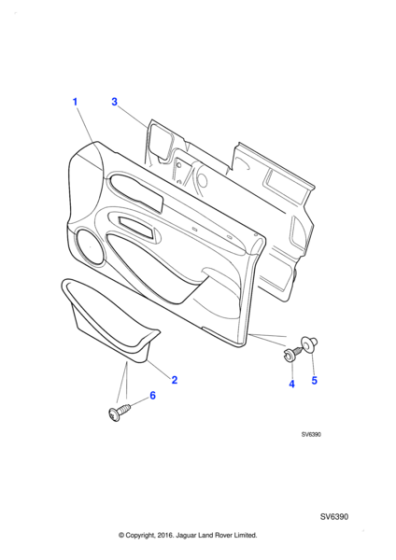 BEC25189 - Jaguar Lock button surround