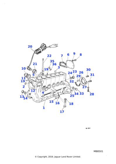 C22962 - Jaguar Sealing Washer