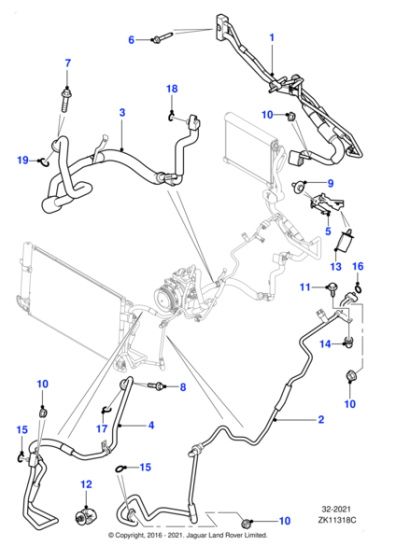 XR849516 - Jaguar Screw/washer