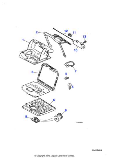 XR813327 - Jaguar Hinge