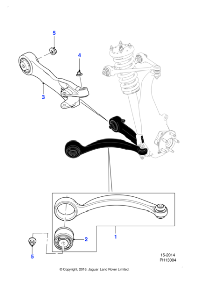 C2Z10052 - Jaguar Wishbone arm