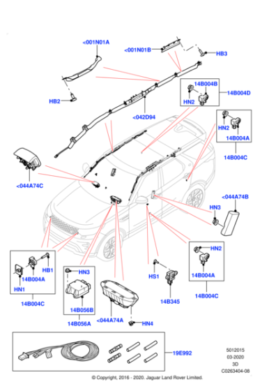 LR138312 - Land Rover Curtain - Air Bag