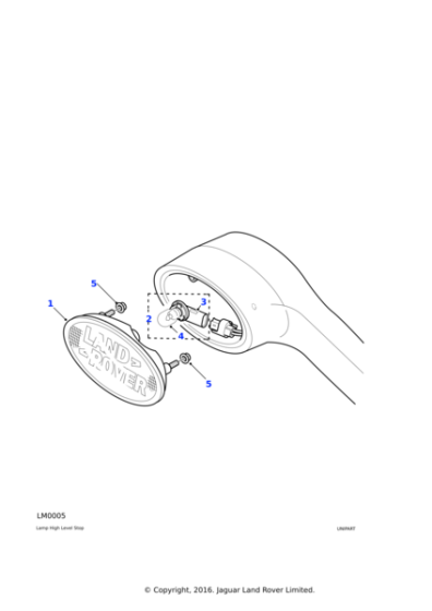 XZQ100180 - Land Rover Bulb-illumination