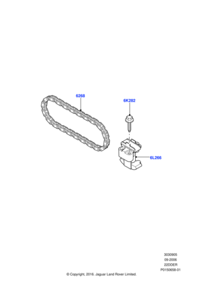 LR001300 - Land Rover Tensioner - Timing Chain